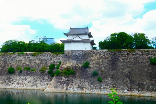 大坂城の石垣 大坂城の石垣の写真