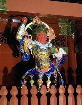 大猷院の増長天さま 栃木県,日光市,日光の写真素材