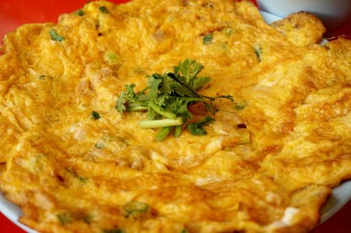 タイ風卵やき タイ風卵やき タイ料理,卵,卵焼きの写真素材