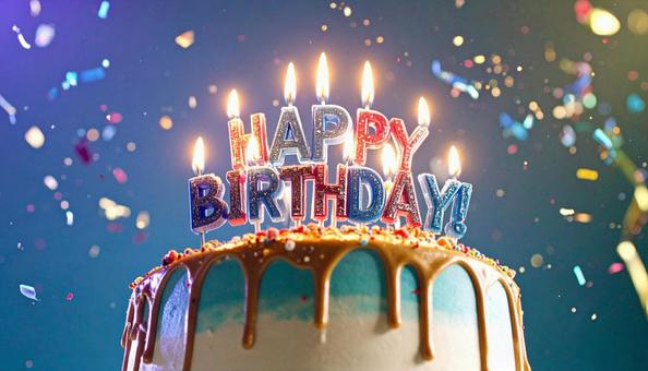 誕生日おめでとうのメッセージの写真