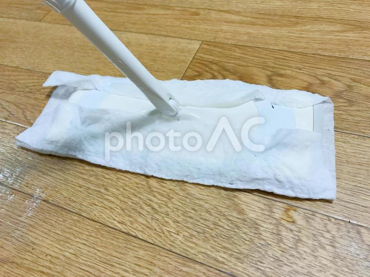 ウエットタイプのクイックルワイパー クイックルワイパー,掃除,床掃除の写真素材