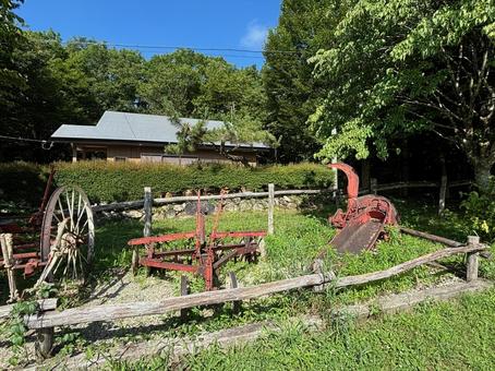 牧場の機械② 牧場の機械② 那須,晴天,夏の写真素材
