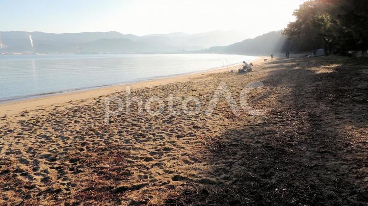 福井　水晶浜海水浴場 水晶浜,福井県,海水浴場の写真素材