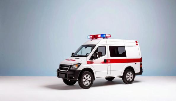 ミニチュアの救急車 ミニチュアの救急車の写真