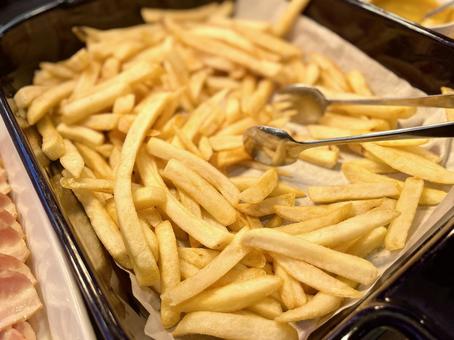フライドポテト フライドポテト フライドポテト,ポテトフライ,フレンチフライの写真素材