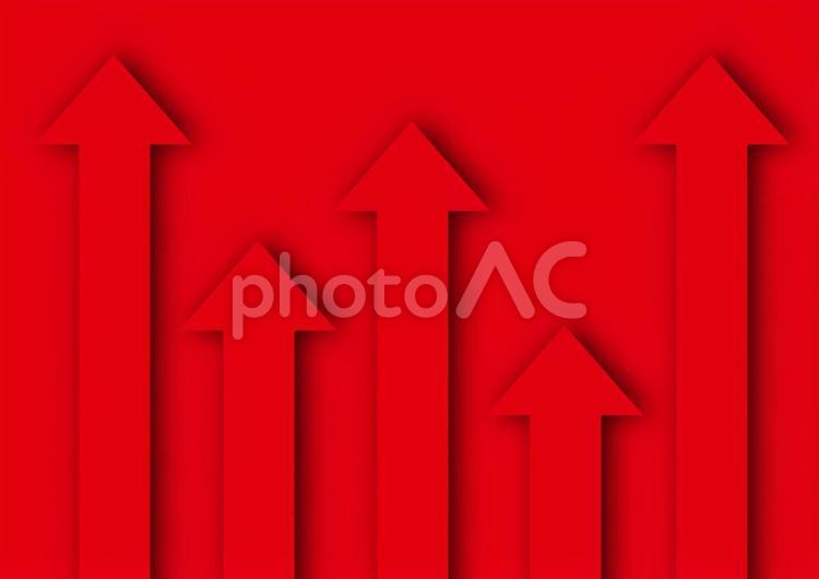 上昇する矢印 矢印,売り上げ,成績の写真素材