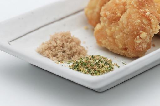 いか下足天ぷら&鶏唐揚げ いか下足天ぷら&鶏唐揚げ いか下足,天ぷら,いか下足天ぷらの写真素材