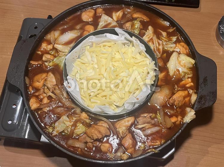 チーズタッカルビ チーズタッカルビ,チーズ,食べ物の写真素材