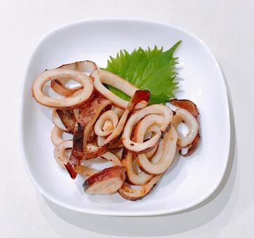 いか焼き いか焼き,焼きイカ,焼き物の写真素材