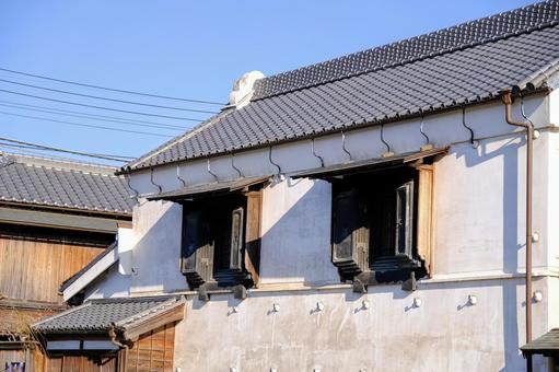 佐原にある古い蔵 佐原にある古い蔵 佐原の街並み,佐原,千葉県の写真素材