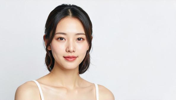 透明感のある女性 透明感のある女性の写真
