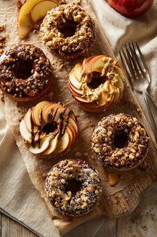 食欲をそそるドーナツコレクションの写真