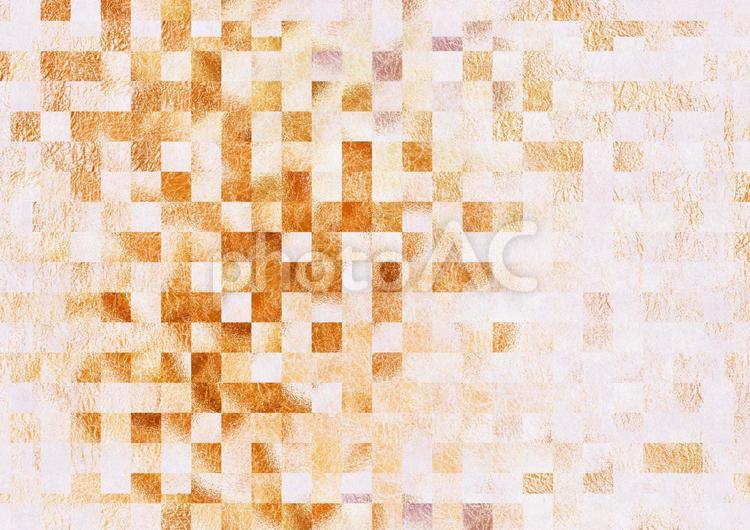 ピンクよりの茶色のモザイクテクスチャ 抽象的な和紙の背景素材 ピンク,茶色,テクスチャの写真素材