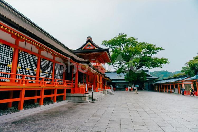 【大分】宇佐神宮の景色 宇佐駅,宇佐,大分の写真素材