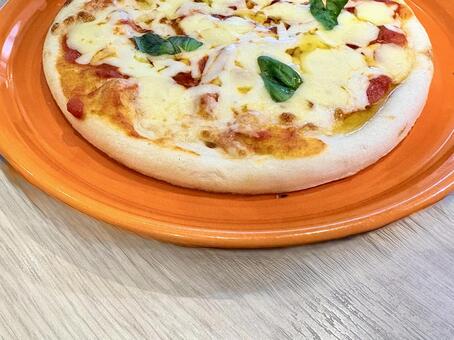 pizza マルゲリータ 04 マルゲリータ,ピザ,食べ物の写真素材