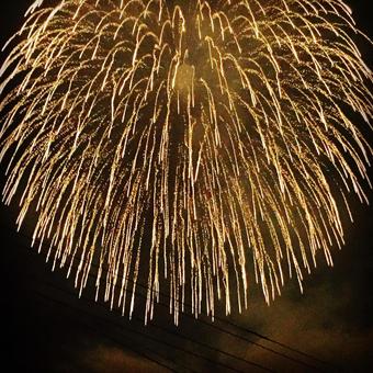 花火 津久見市みなと祭り,一尺玉花火,花火大会の写真素材