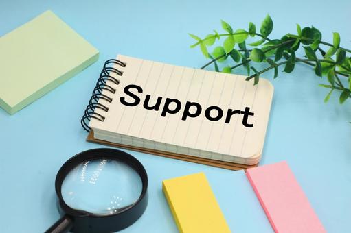 Supportの文字素材 support,サポート,窓口の写真素材