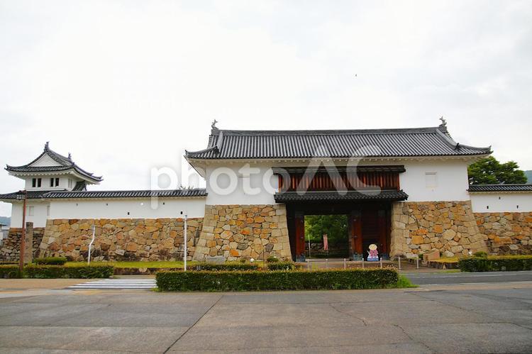 田辺城資料館の光景 田辺城資料館,京都,舞鶴市の写真素材