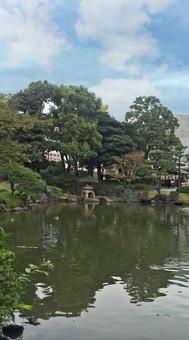 和風庭園の池 和風庭園の池 和風,庭園,池の写真素材