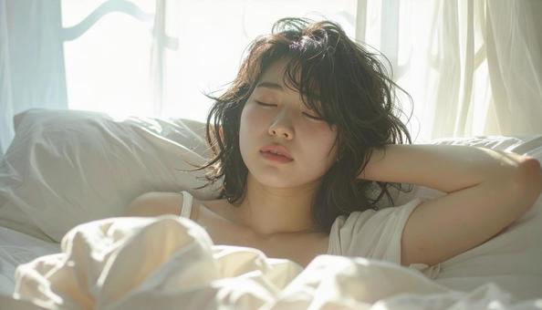 朝活 女性の起床 朝活 女性の起床の写真
