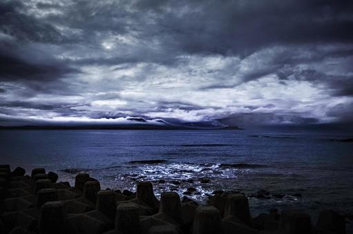 Photo, cloudy, breaking dawn, morning, 