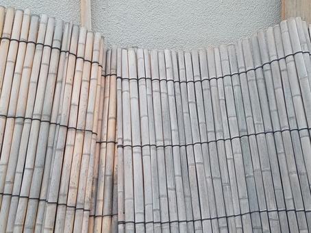 竹垣 竹垣,柵,竹の写真素材