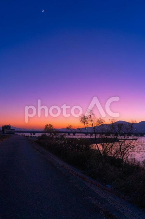 癒される風景写真　琵琶湖 風景,海岸,観光の写真素材