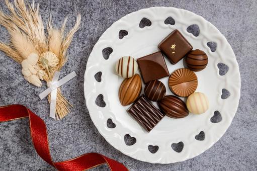 バレンタインチョコレート バレンタインチョコレート バレンタインデー,チョコレート,バレンタインの写真素材
