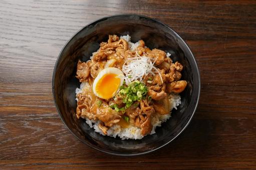 豚丼 豚丼 豚丼,豚肉,豚肉調理の写真素材