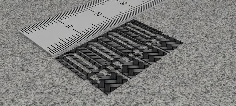 Photo, ruler, metal, semiconductor, 