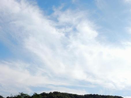 【空の写真】秋空 【空の写真】秋空 秋空,空,雲の写真素材