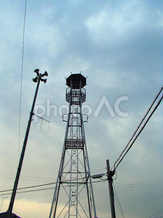 鉄塔がある風景 鉄塔,送電線,電線の写真素材