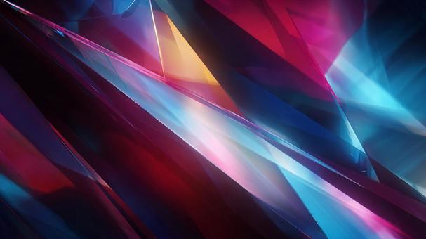 カラフルなクリスタルの抽象的な背景の写真