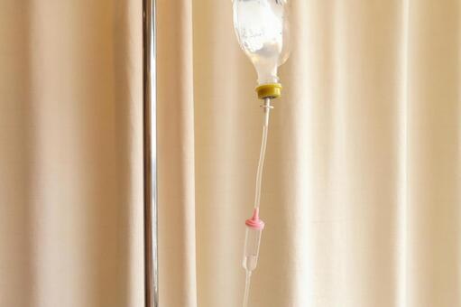 病室の点滴 点滴,入院,病室の写真素材