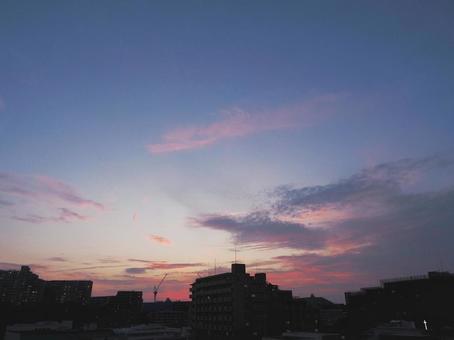 Sunset sky, JPG