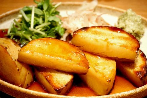 山芋の甘辛ダレ 山芋の甘辛ダレの写真