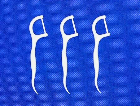 歯間ブラシ デンタルフロス,歯間ブラシ,糸ようじの写真素材