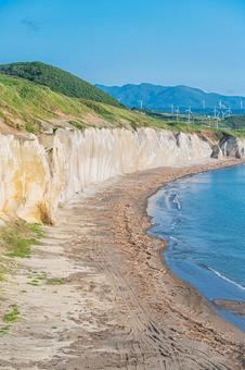 北海道 滝瀬海岸 シラフラの風景 北海道 滝瀬海岸 シラフラの風景 北海道,滝瀬海岸,滝瀬の写真素材