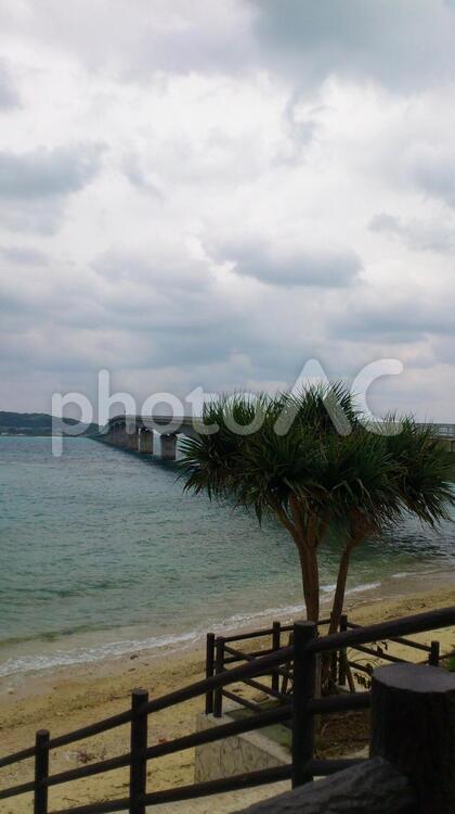 沖縄の風景 沖縄,海,空の写真素材