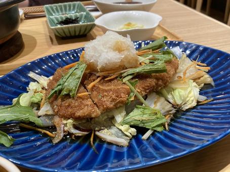 おろしカツ〜野菜たくさん おろしカツ〜野菜たくさんの写真