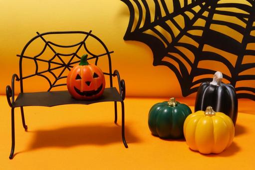 黄色系の背景のハロウィン画像 7 黄色系の背景のハロウィン画像 7 ハロウィン,ハロウィーン,かぼちゃの写真素材
