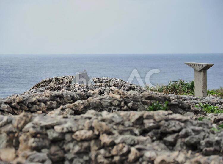 日本最南端の地 沖縄,波照間島,島の写真素材