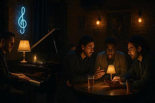 ジャズバーのピアノ演奏 ジャズバーのピアノ演奏の写真