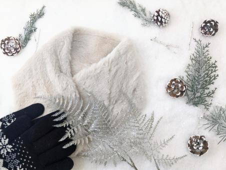 冬イメージ（冬到来）冬支度1 冬,冬到来,雪の写真素材