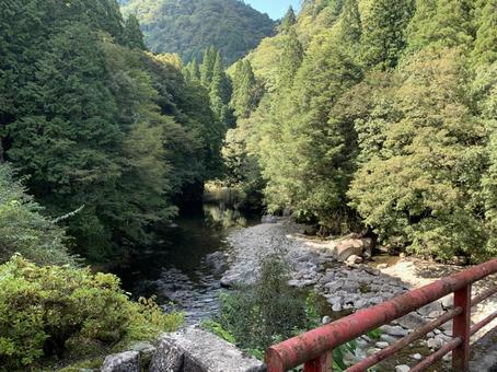 三段峡の入り口 三段峡の入り口の写真