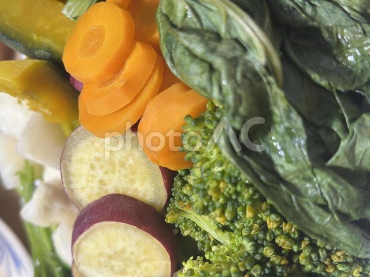 温野菜 温野菜,蒸し野菜,ブロッコリーの写真素材