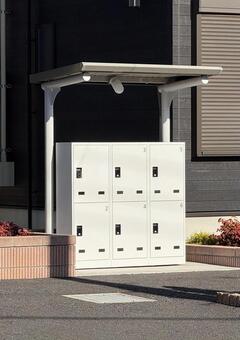 宅配ボックス 宅配ボックス,賃貸,通販の写真素材