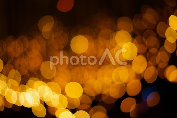 クリスマスイルミネーションのイメージ（背景素材） ボケ,幻想,イルミネーションの写真素材