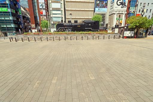 新橋駅西口広場(港) 新橋駅西口広場(港) 新橋駅西口広場,新橋sl広場,鉄道創業記念の写真素材