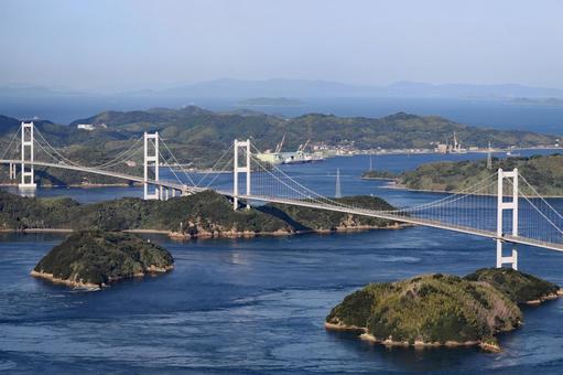 来島海峡大橋zoom5 来島海峡大橋zoom5 来島海峡,来島海峡大橋,しまなみ海道の写真素材
